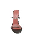 Visuel 2 : Collection Amina Muaddi Bordeaux | Mule Gilda noir| Boutique de chaussures de Luxe Parenthese