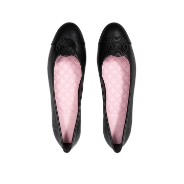 Visuel 3 : Collection Alevi Bordeaux | Ballerines Rolls en cuir Noir | Boutique de chaussures de Luxe Parenthese Bordeaux