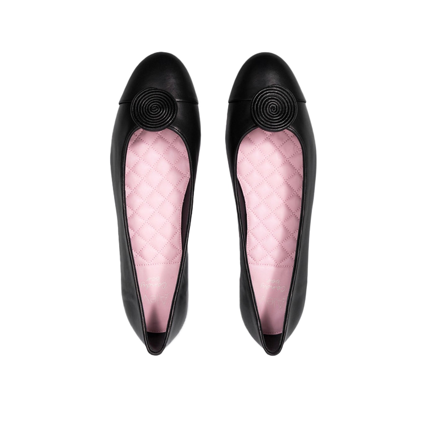 Visuel 3 : Collection Alevi Bordeaux | Ballerines Rolls en cuir Noir | Boutique de chaussures de Luxe Parenthese Bordeaux