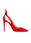 Visuel 1 : Collection Aquazzura Bordeaux | Escarpin Bow Tie 105 Rouge| Boutique de chaussures de Luxe Parenthese Bordeaux