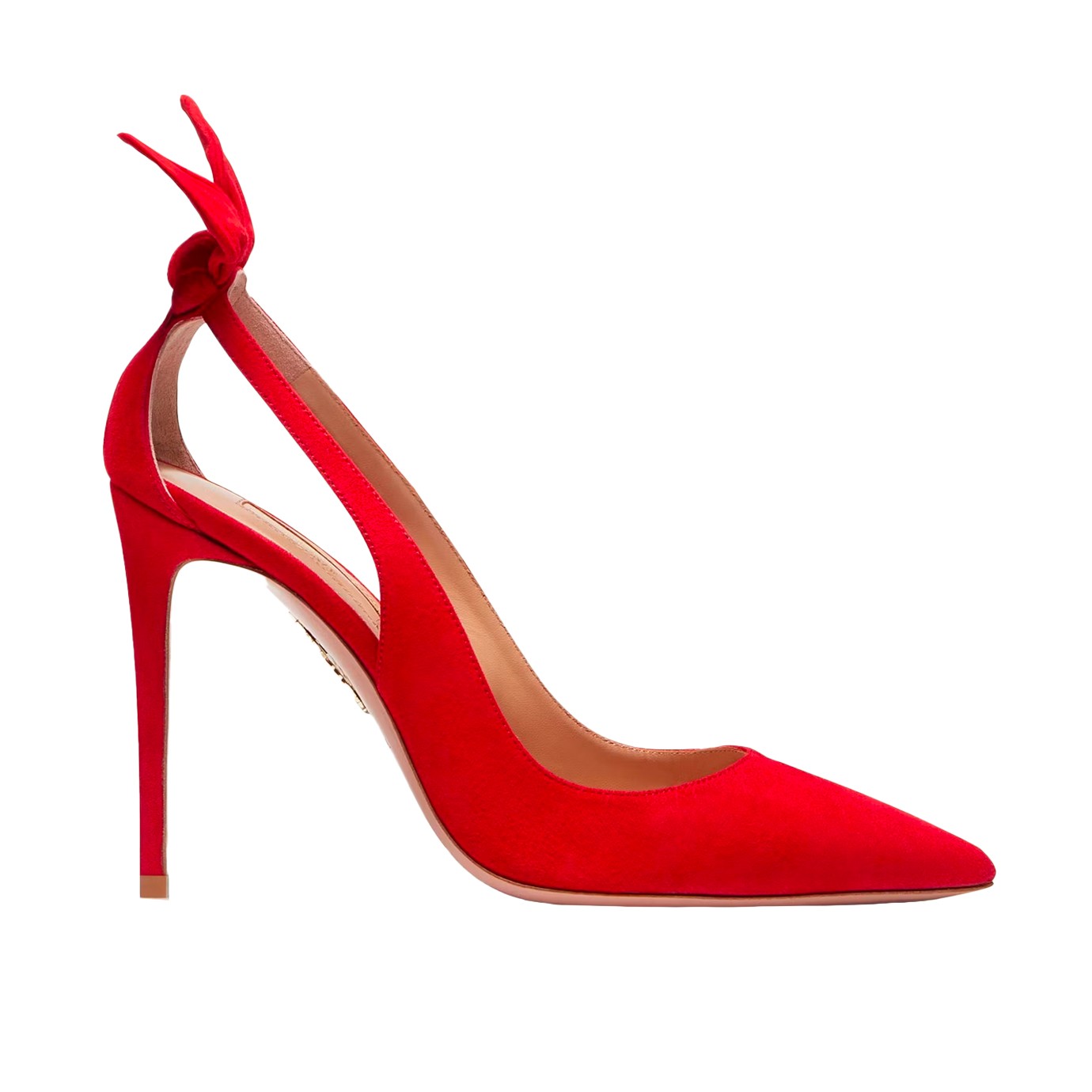 Visuel 1 : Collection Aquazzura Bordeaux | Escarpin Bow Tie 105 Rouge| Boutique de chaussures de Luxe Parenthese Bordeaux