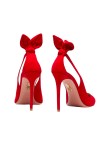 Visuel 3 : Collection Aquazzura Bordeaux | Escarpin Bow Tie 105 Rouge| Boutique de chaussures de Luxe Parenthese Bordeaux