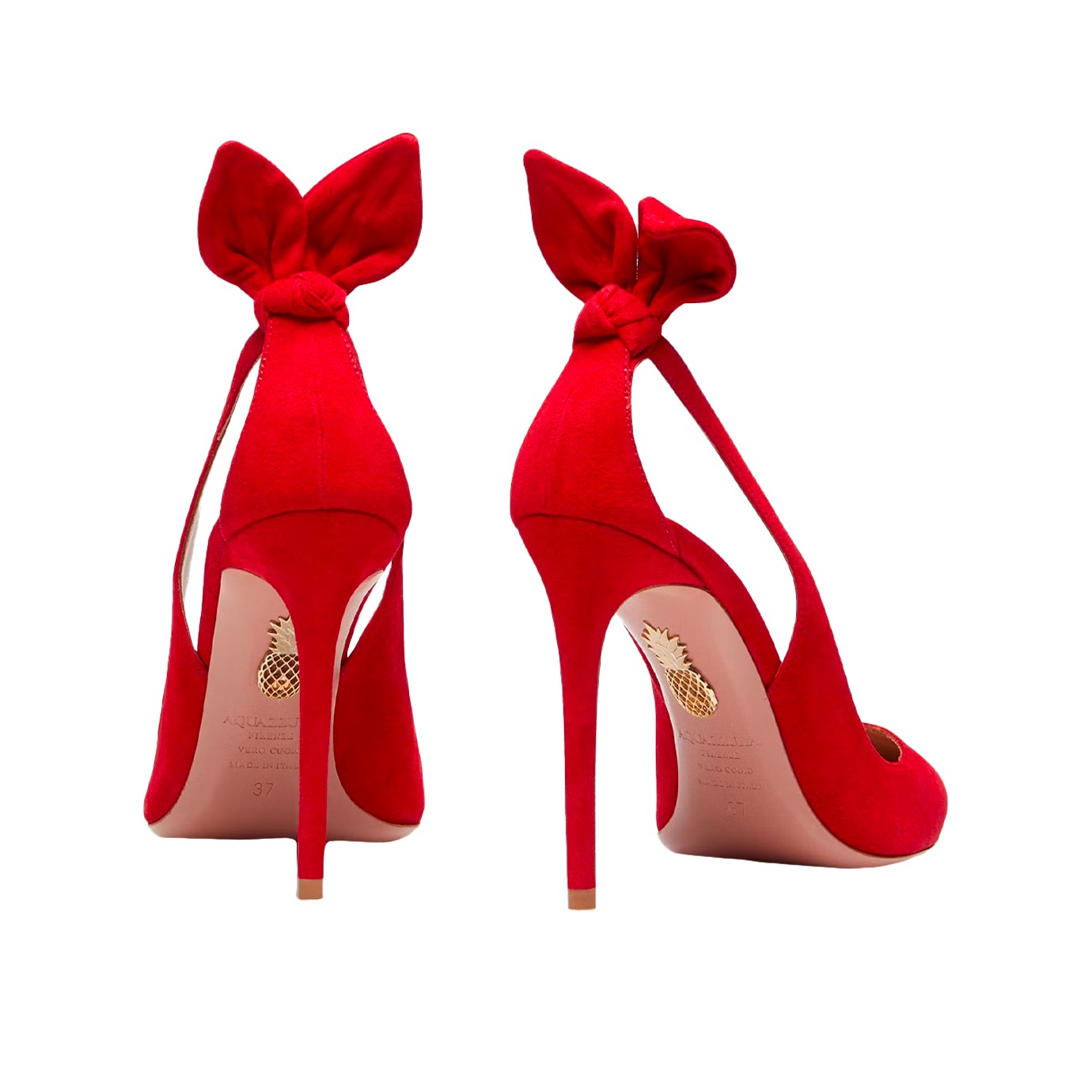 Visuel 3 : Collection Aquazzura Bordeaux | Escarpin Bow Tie 105 Rouge| Boutique de chaussures de Luxe Parenthese Bordeaux