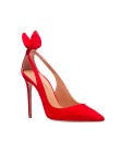 Visuel 2 : Collection Aquazzura Bordeaux | Escarpin Bow Tie 105 Rouge| Boutique de chaussures de Luxe Parenthese Bordeaux