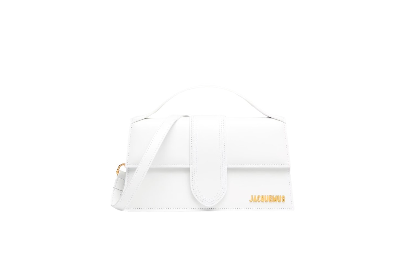 Visuel 1 : Jacquemus | Sac Le Grand Bambino Blanc| Boutique Parenthese