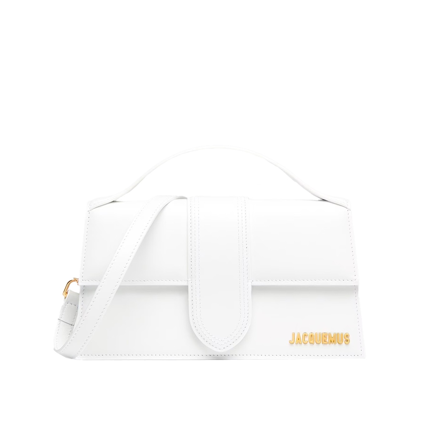 Visuel 1 : Jacquemus | Sac Le Grand Bambino Blanc| Boutique Parenthese
