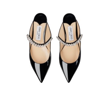 Visuel 3 : Collection Jimmy Choo Bordeaux | Bule Bing en cuir vernis noir | Boutique de chaussures de Luxe Parenthese Bordeaux