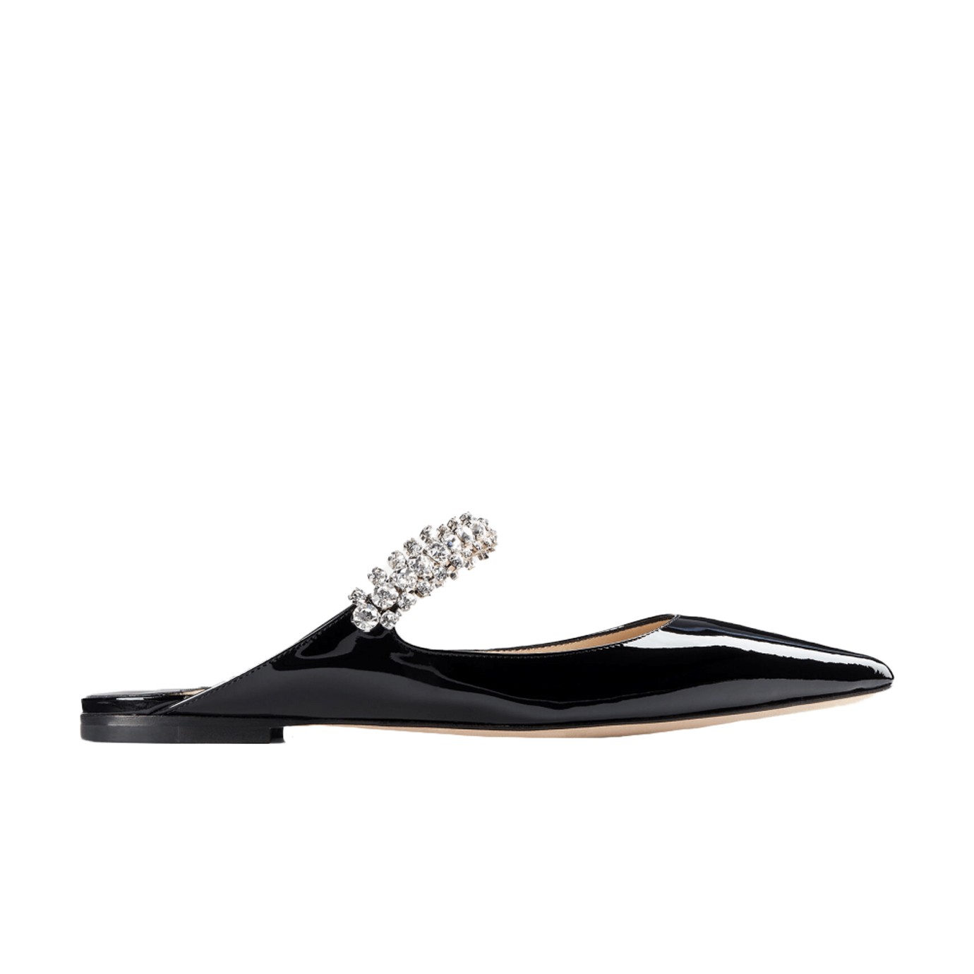 Visuel 1 : Collection Jimmy Choo Bordeaux | Bule Bing en cuir vernis noir | Boutique de chaussures de Luxe Parenthese Bordeaux