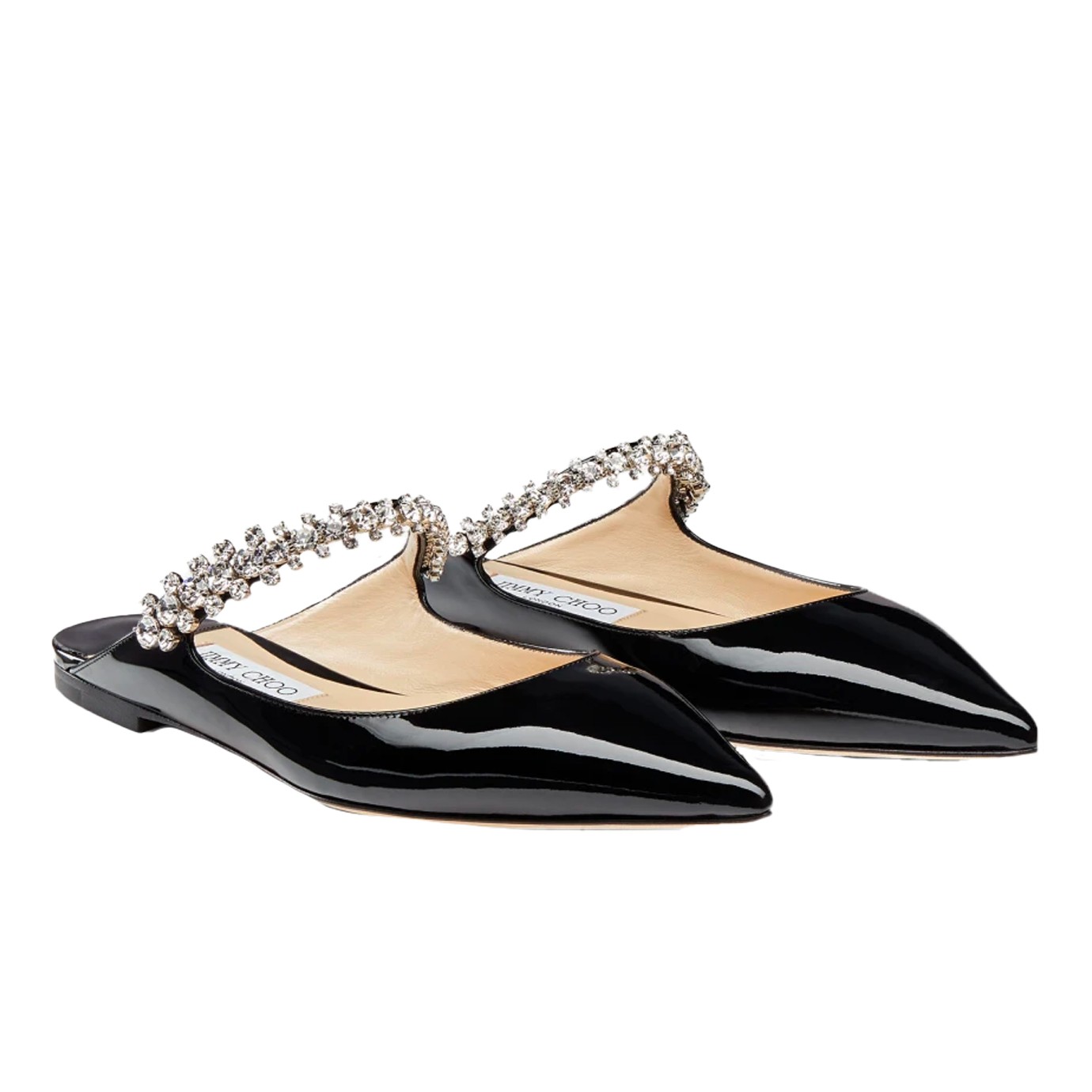 Visuel 2 : Collection Jimmy Choo Bordeaux | Bule Bing en cuir vernis noir | Boutique de chaussures de Luxe Parenthese Bordeaux