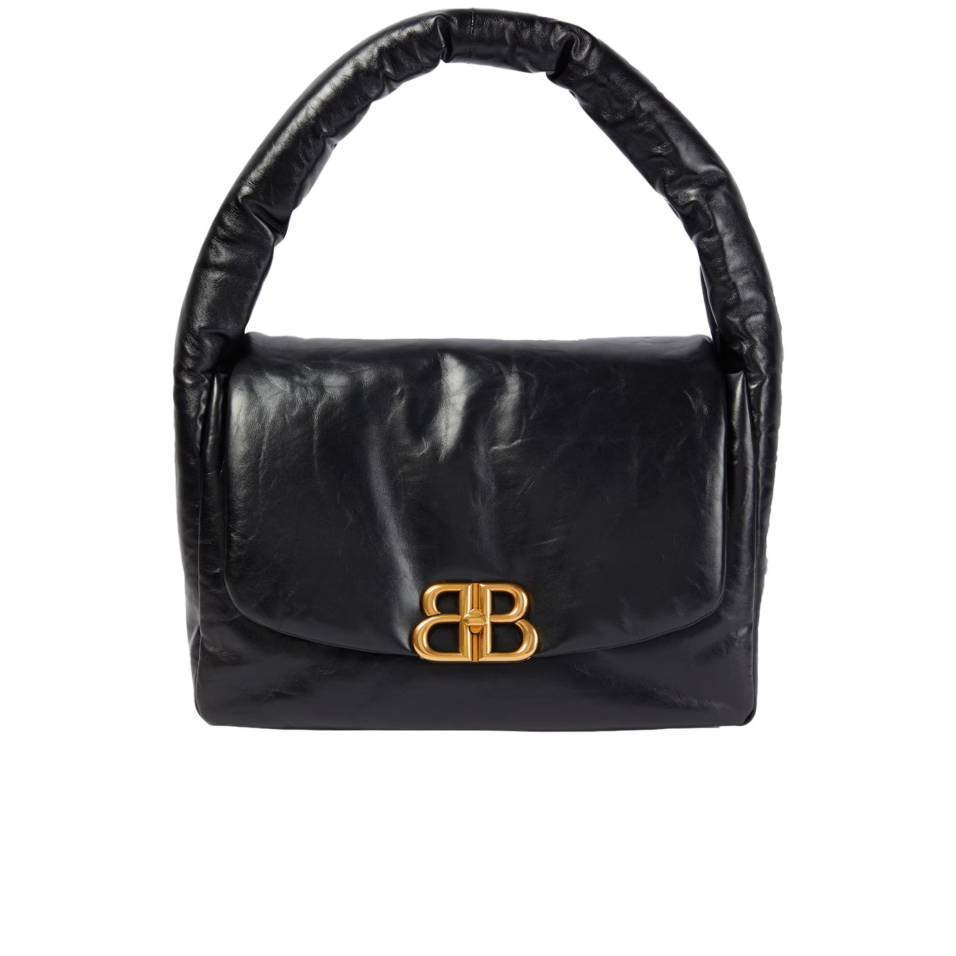 Visuel 1 : Collection Balenciaga Bordeaux | Sac Monaco Sling noir| Boutique de sac de Luxe Parenthese Bordeaux