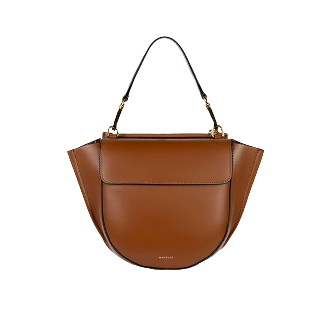 Visuel 1 : Collection Wandler Bordeaux | Sac Hortensia Mini Saddle| Boutique de sacs de Luxe Parenthese