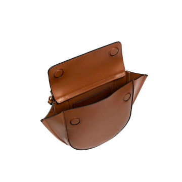 Visuel 3 : Collection Wandler Bordeaux | Sac Hortensia Mini Saddle| Boutique de sacs de Luxe Parenthese