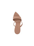 Visuel 2 : Collection 3Juin Bordeaux | Mule Leda en cuir Nude| Boutique de chaussures de Luxe Parenthese