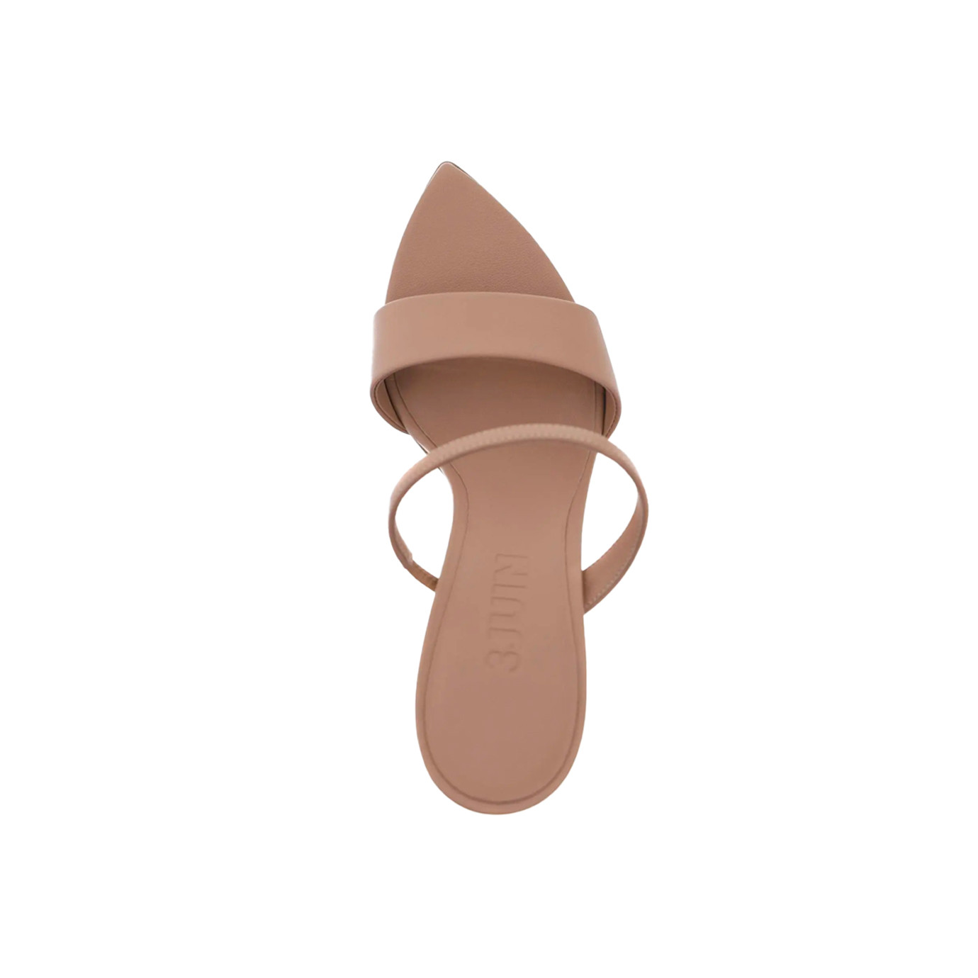 Visuel 2 : Collection 3Juin Bordeaux | Mule Leda en cuir Nude| Boutique de chaussures de Luxe Parenthese