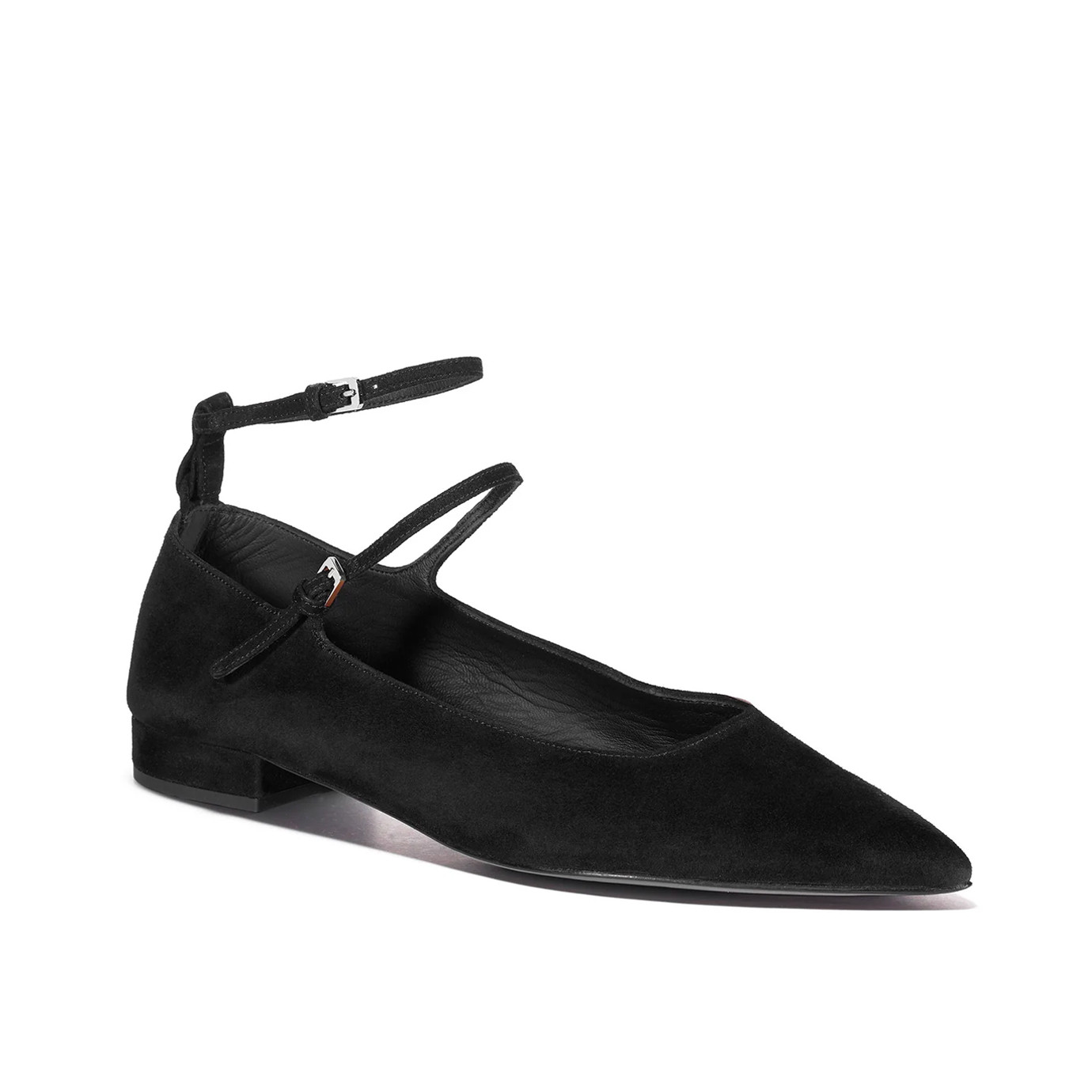 Visuel 2 : Collection Laurence Dacade Bordeaux | Ballerine Ilona en veau velours noir| Boutique de chaussures de Luxe Parenthese