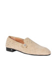 Visuel 2 : Laurence Dacade| Mocassin Angela beige et clous| Boutique de luxe Parenthese