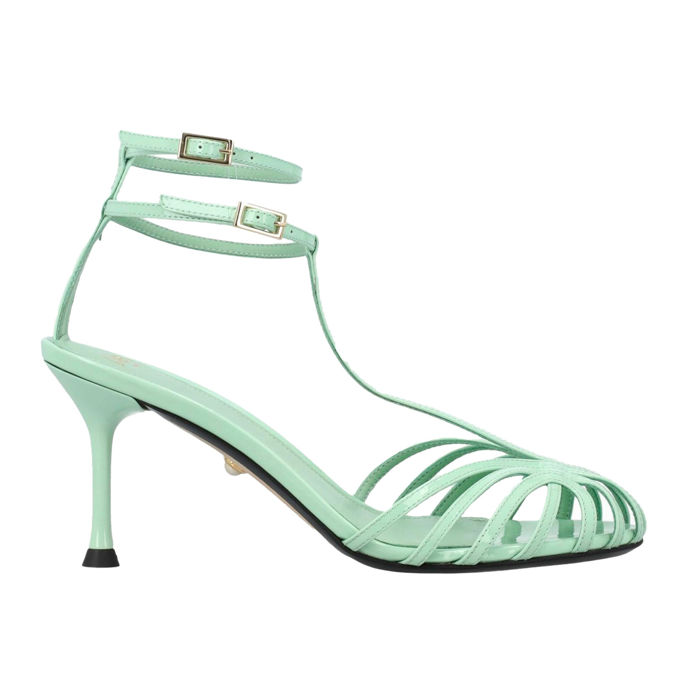 Visuel 1 : Collection Alevì Bordeaux | Sandale Jessie en cuir Tiffany | Boutique de chaussures de Luxe Parenthese