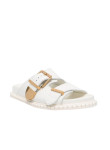 Visuel 2 : Chloe | Mule Rebecca Blanc| Boutique de chaussures de luxe |Parenthese Bordeaux