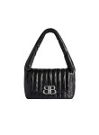 Visuel 1 : Collection Balenciaga Bordeaux | Sac Monaco Noir et argent | Boutique de sac de Luxe Parenthese Bordeaux
