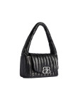 Visuel 2 : Collection Balenciaga Bordeaux | Sac Monaco Noir et argent | Boutique de sac de Luxe Parenthese Bordeaux