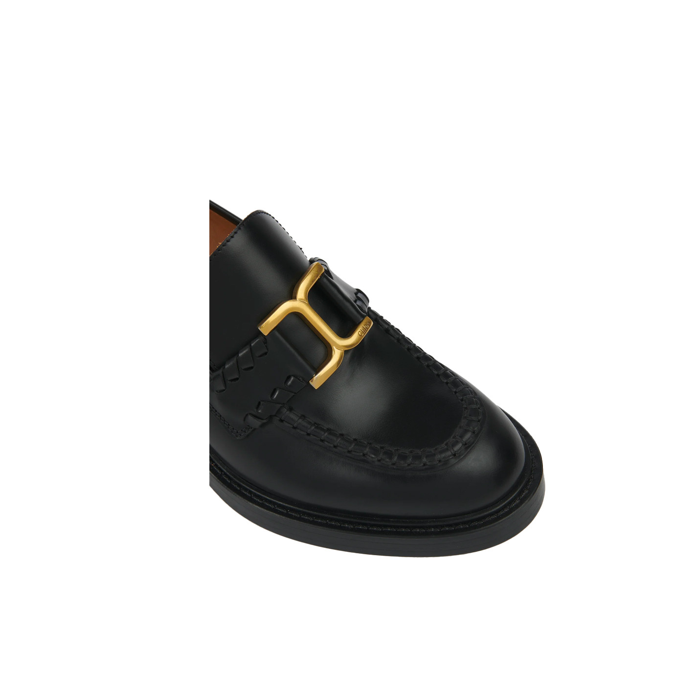 Visuel 4 : Collection Chloé Bordeaux | Mocassin à talons Marcie en cuir noir| Boutique de chaussures de Luxe Parenthese Bordeaux