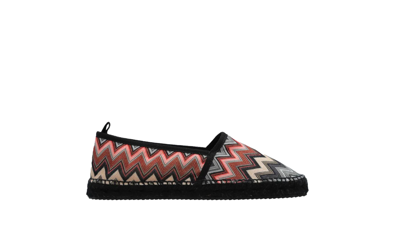 Visuel 1 : Collection Missoni Bordeaux | Espadrille Elle Noir| Chaussures de Luxe Parenthese Bordeaux