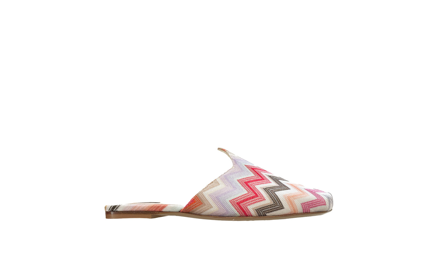 Visuel 1 : Collection Missoni Bordeaux | Mule Alicudi Rose| Chaussures de Luxe Parenthese Bordeaux