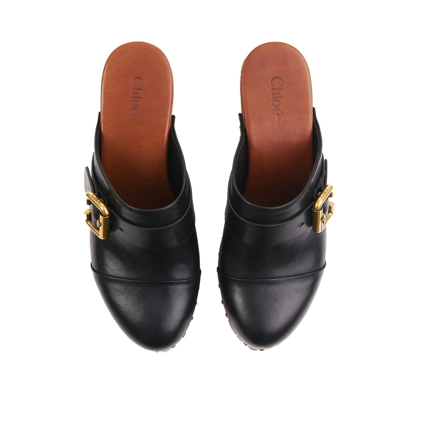 Visuel 3 : Collection Chloé Bordeaux | Sabot Jeannette noir|  Chaussures de Luxe Parenthese Bordeaux