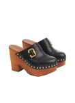 Visuel 2 : Collection Chloé Bordeaux | Sabot Jeannette noir|  Chaussures de Luxe Parenthese Bordeaux