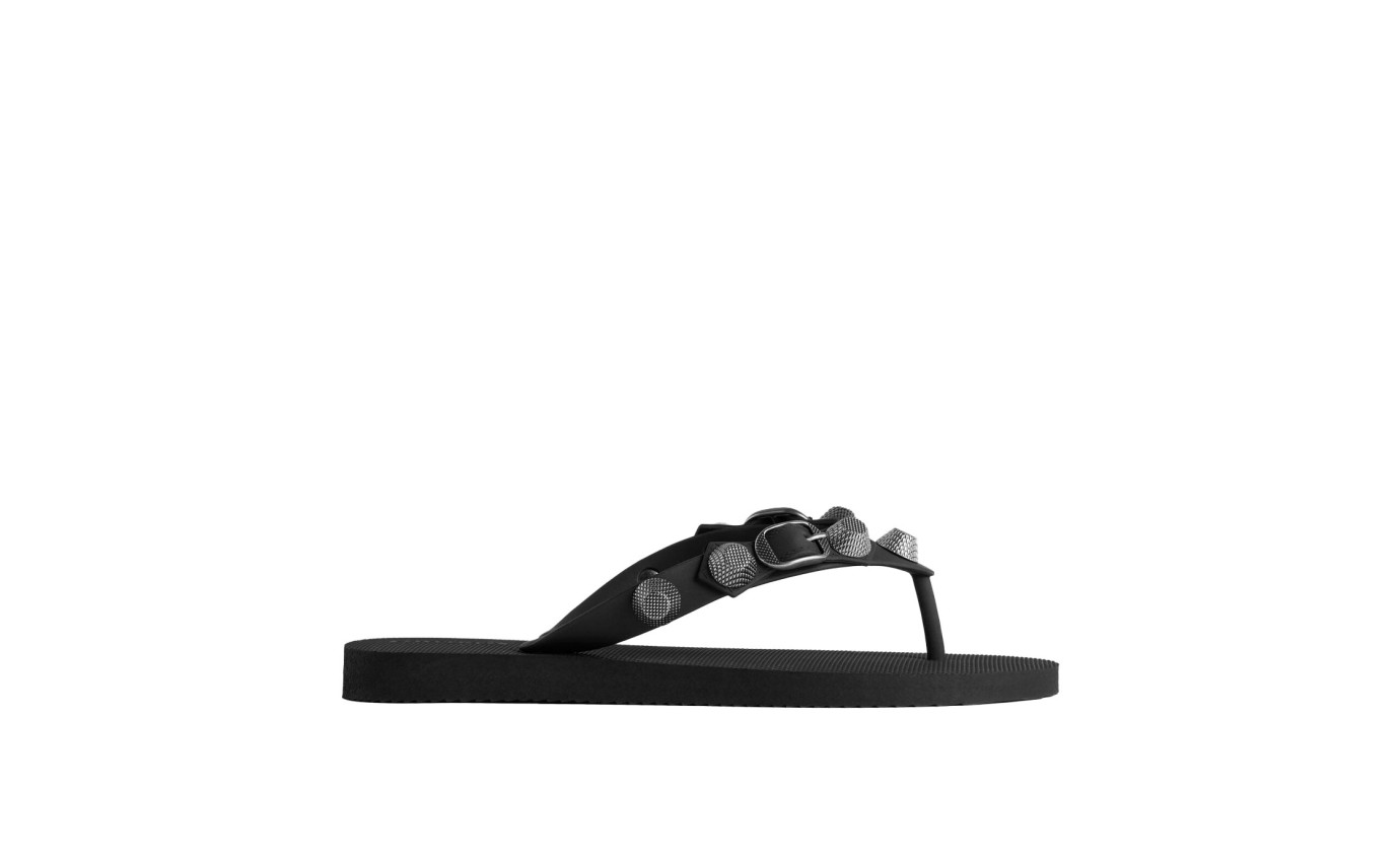 Visuel 1 : Collection Balenciaga Bordeaux | Tong Cagole Noir| Chaussures de Luxe Parenthese Bordeaux