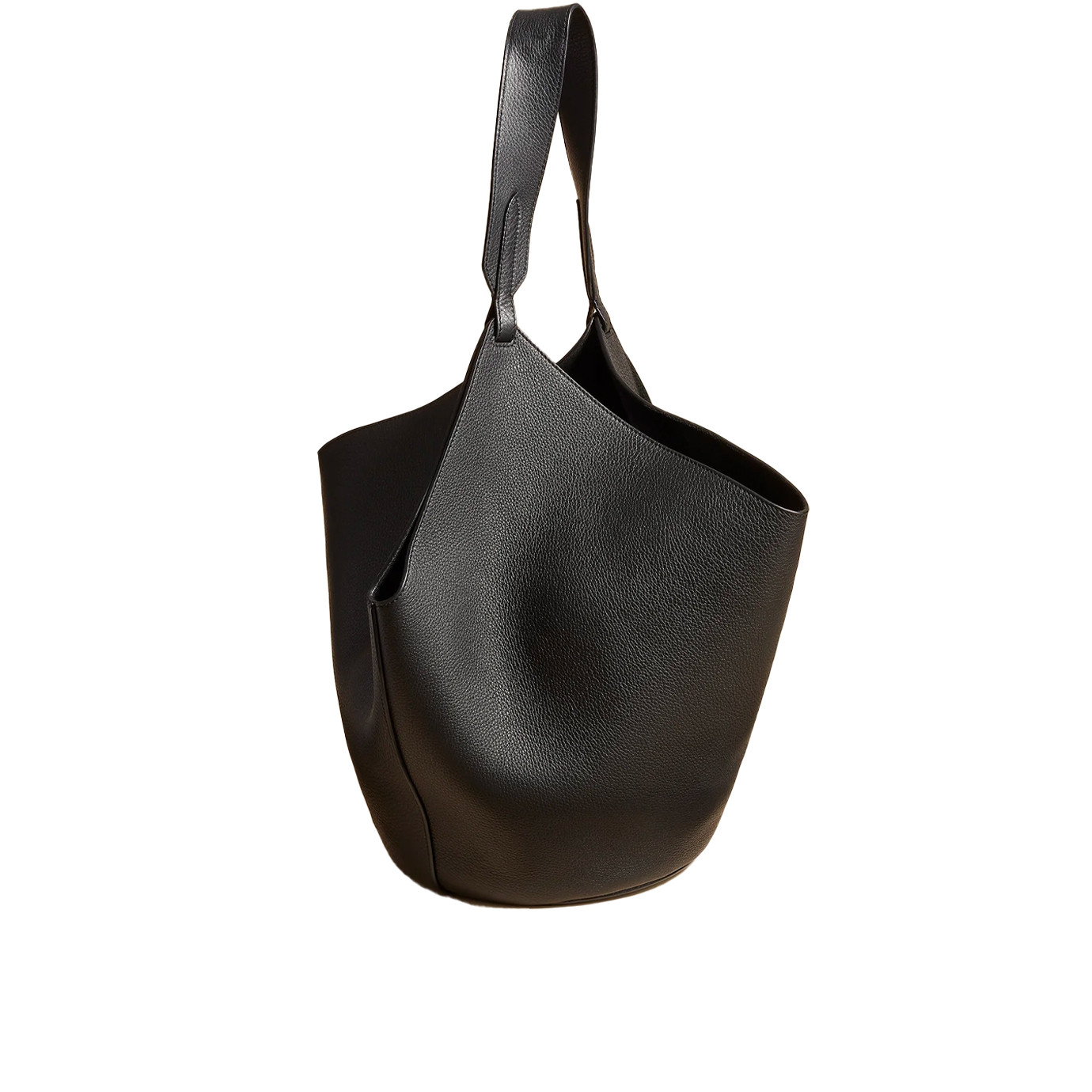 Visuel 2 : Collection Khaite Bordeaux | Sac Lotus Medium noir| Boutique de sac de Luxe Parenthese Bordeaux