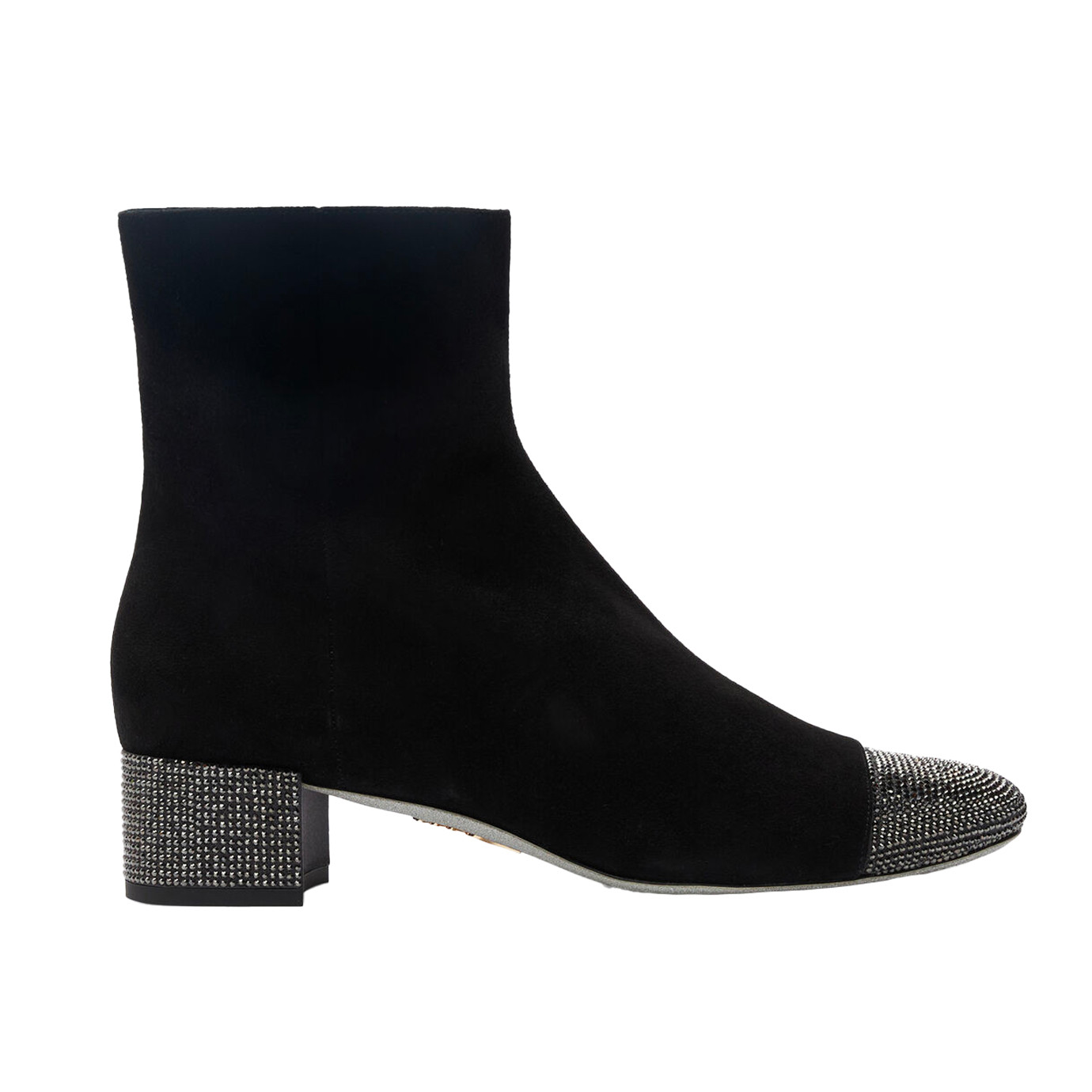 Visuel 1 : Collection René Caovilla Bordeaux | Bottine Bonnie noir | Boutique de chaussures de Luxe Parenthese Bordeaux