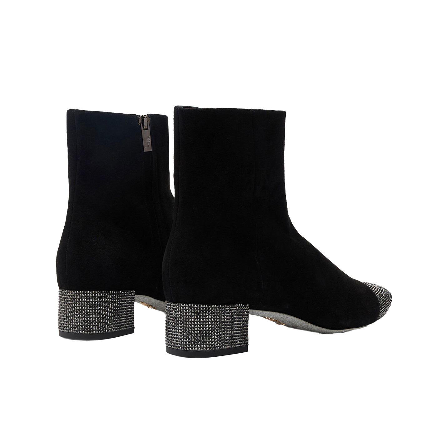 Visuel 3 : Collection René Caovilla Bordeaux | Bottine Bonnie noir | Boutique de chaussures de Luxe Parenthese Bordeaux