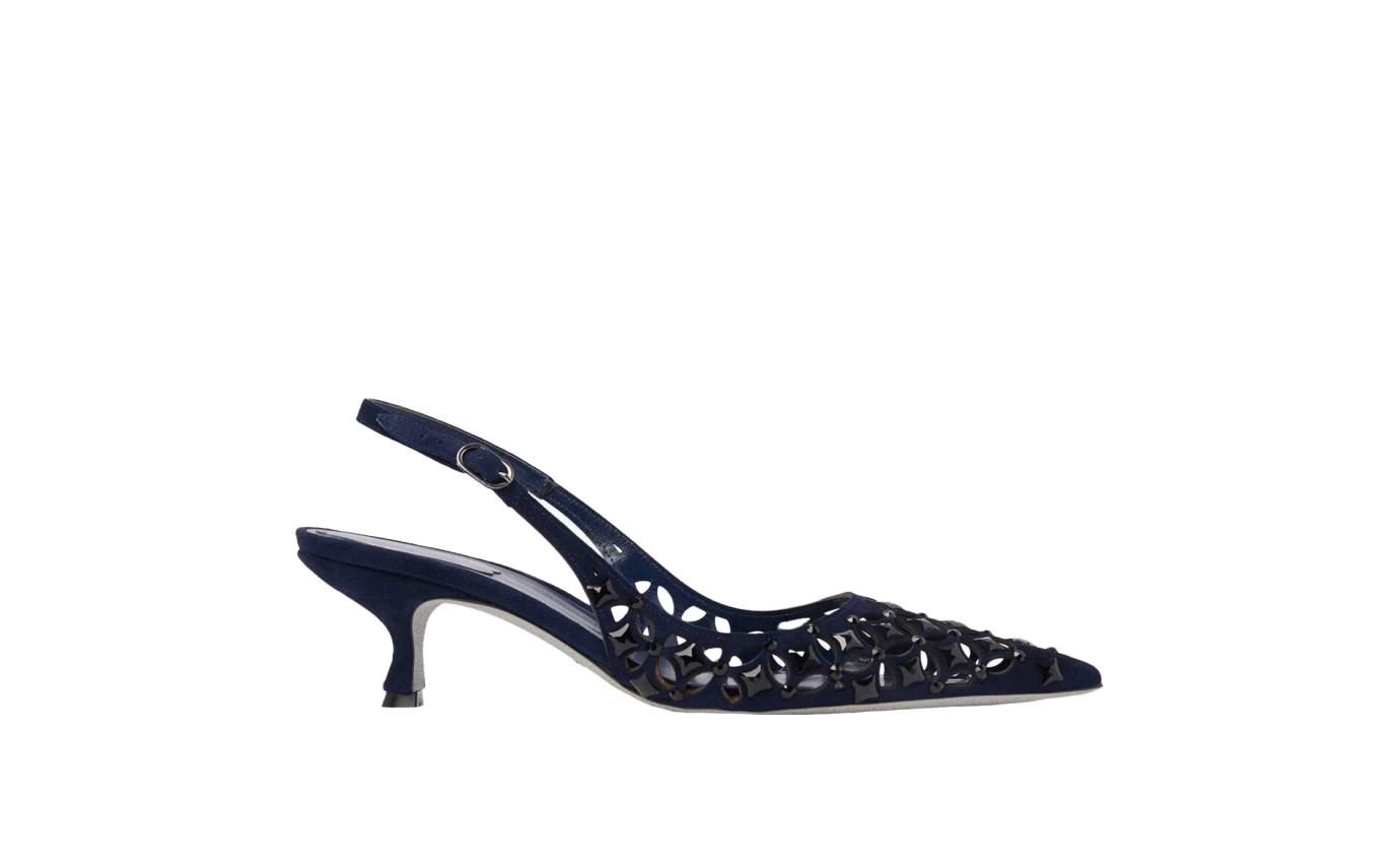 Visuel 1 : Collection René Caovilla Bordeaux | Escarpin Trifora Noir| Boutique de chaussures de Luxe pour femme
