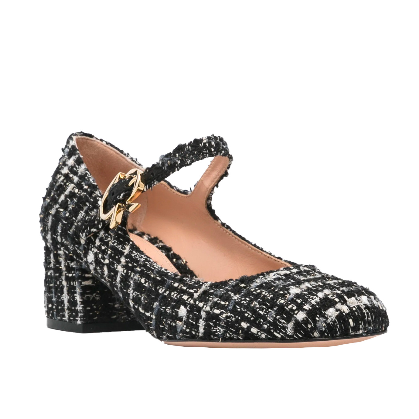 Visuel 2 : Collection Gianvito Rossi Bordeaux | Babies Mary Ribbon en tweed | Boutique de chaussures de Luxe Parenthese Bordeaux