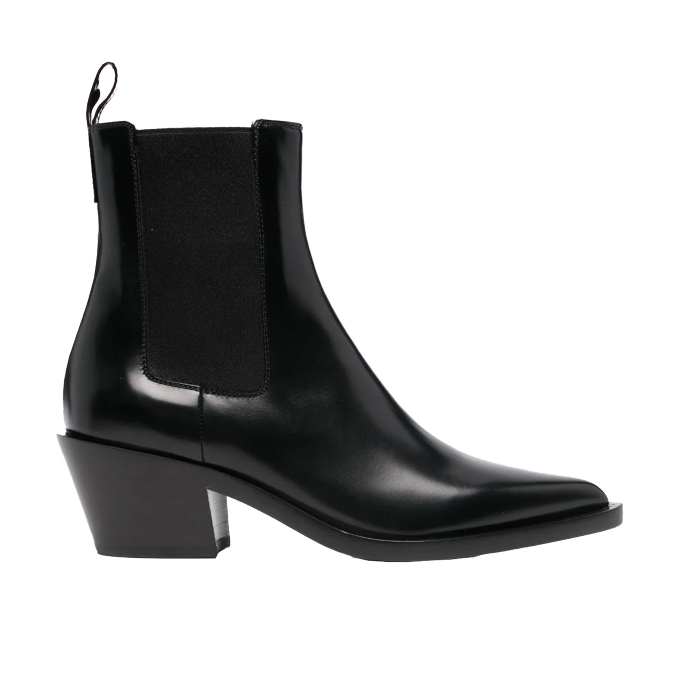 Visuel 1 : Collection Gianvito Rossi Bordeaux | Boots Wylie en cuir noir | Boutique de chaussures de Luxe Parenthese Bordeaux