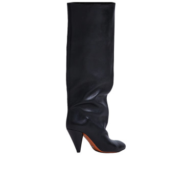 Visuel 3 : Collection Proenza Schouler Bordeaux | Botte Cone en cuir noir | Boutique de chaussures de Luxe Parenthese Bordeaux