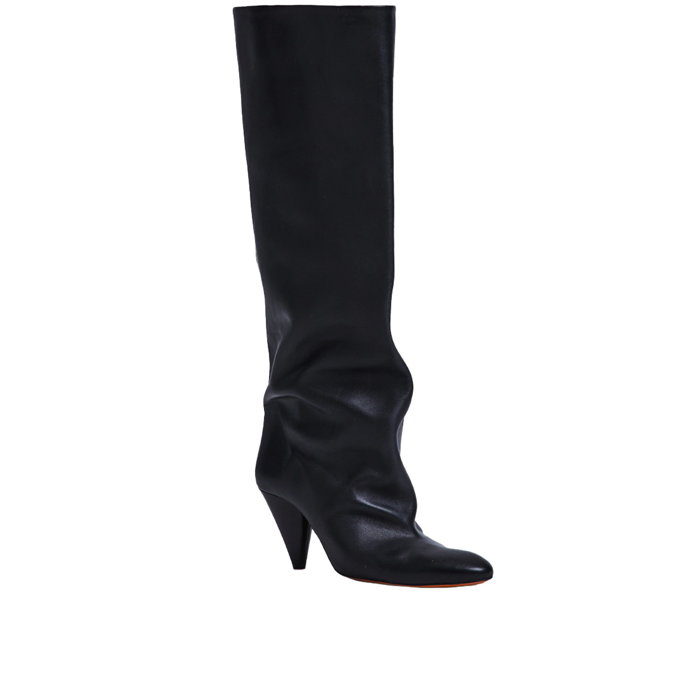 Visuel 2 : Collection Proenza Schouler Bordeaux | Botte Cone en cuir noir | Boutique de chaussures de Luxe Parenthese Bordeaux