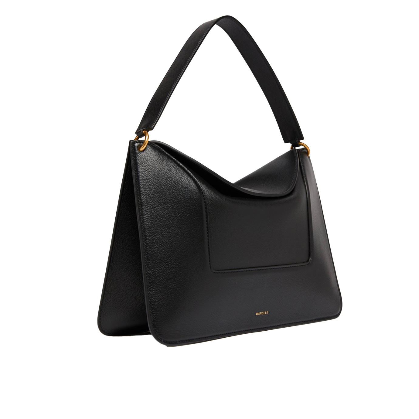 Visuel 2 : Collection Wandler Bordeaux | Sac Penelope en cuir noir | Boutique de sacs de Luxe Parenthese Bordeaux