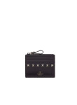Visuel 1 : Collection Valentino Garavani Bordeaux | Porte-cartes rockstud noir| Boutique d'accessoires de Luxe Parenthese