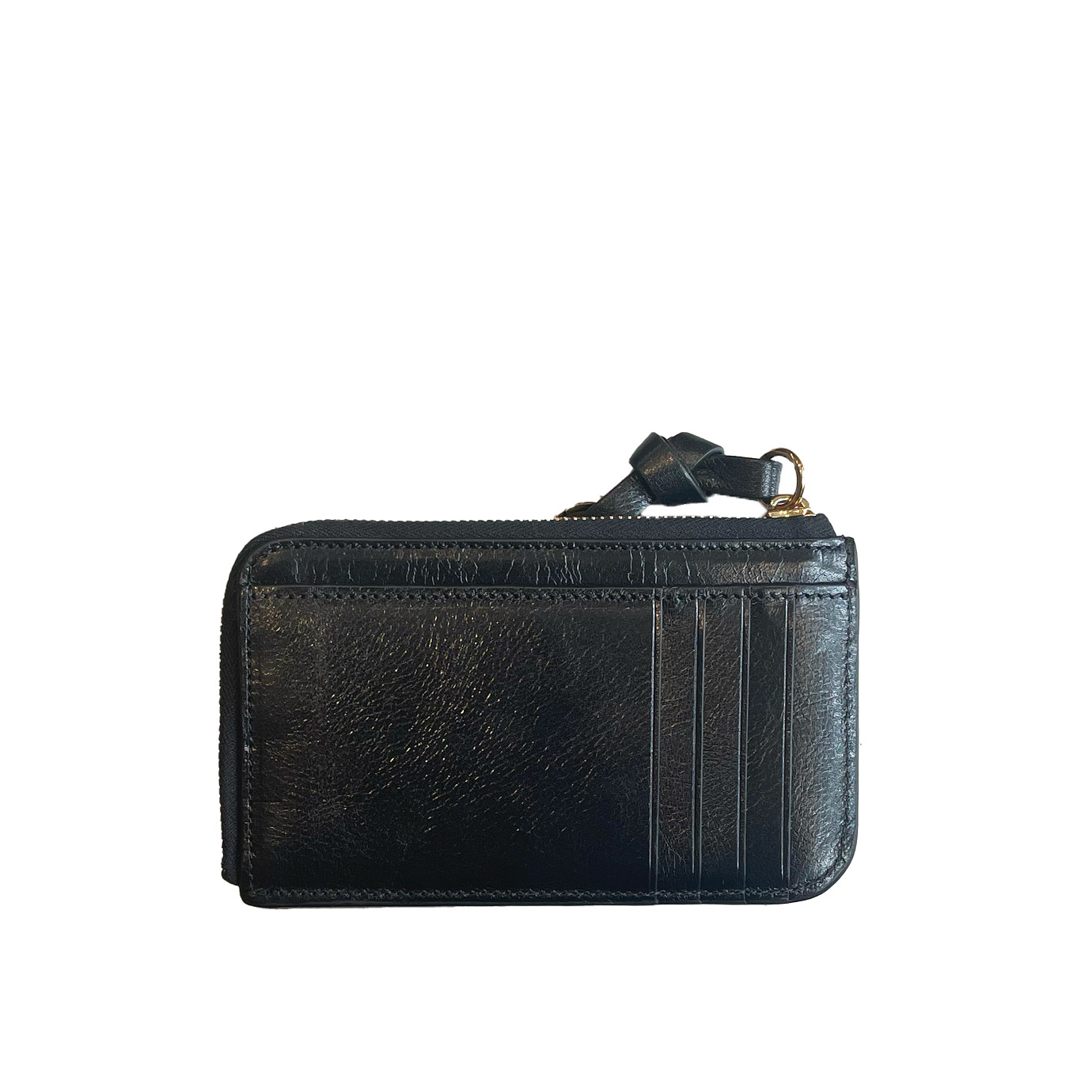 Visuel 2 : Collection Chloé Bordeaux | Porte-monnaie Alphabet Noir | Boutique d'accessoires de Luxe Parenthese Bordeaux