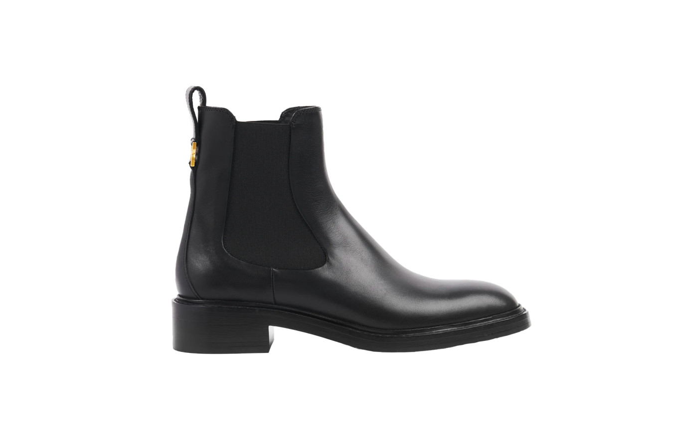 Visuel 1 : Collection Chloé Bordeaux | Bottine Marcie en cuir noir | Chaussures de Luxe Parenthese Bordeaux