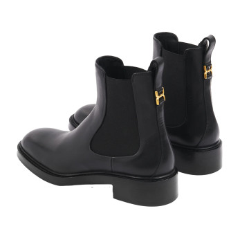 Visuel 3 : Collection Chloé Bordeaux | Bottine Marcie en cuir noir | Chaussures de Luxe Parenthese Bordeaux