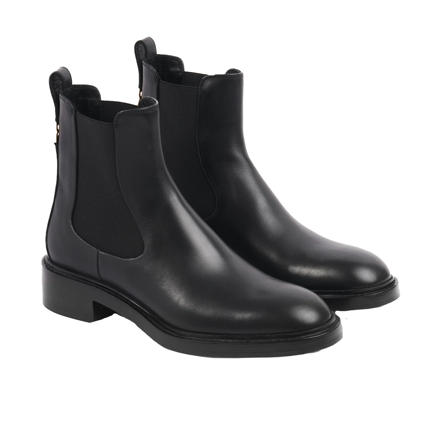 Visuel 2 : Collection Chloé Bordeaux | Bottine Marcie en cuir noir | Chaussures de Luxe Parenthese Bordeaux
