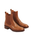 Visuel 2 : Collection Chloé Bordeaux | Bottine Marcie en cuir camel | Chaussures de Luxe Parenthese Bordeaux