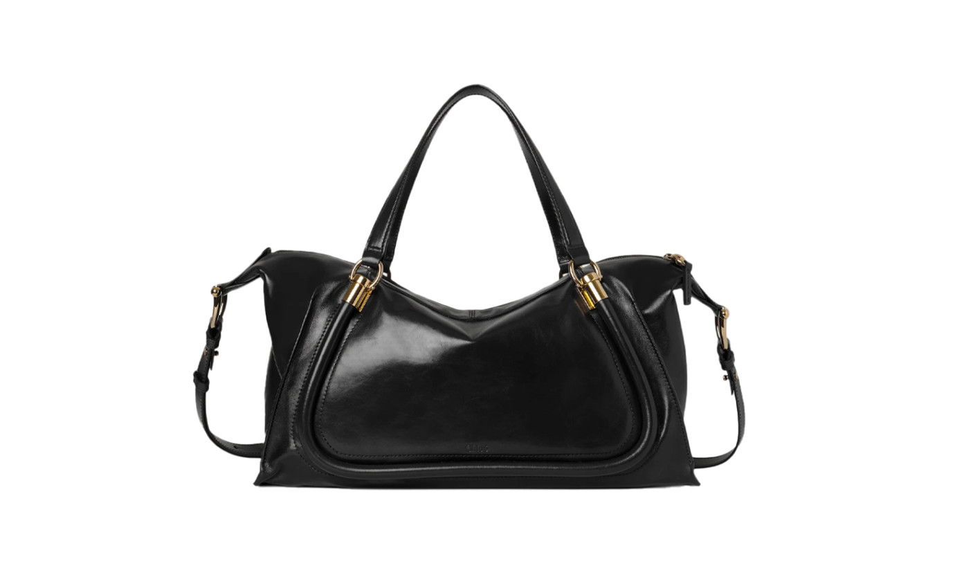 Visuel 1 : Collection Chloé Bordeaux | Sac Paraty 24 en cuir noir | Boutique de sac de Luxe Parenthese Bordeaux