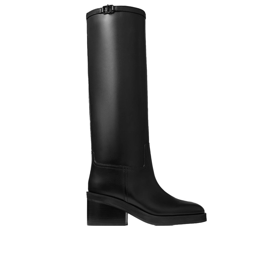 Visuel 1 : Collection Jimmy Choo Bordeaux | Botte Yasmin en cuir | Boutique de chaussures de Luxe Parenthese Bordeaux