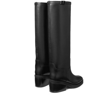 Visuel 3 : Collection Jimmy Choo Bordeaux | Botte Yasmin en cuir | Boutique de chaussures de Luxe Parenthese Bordeaux