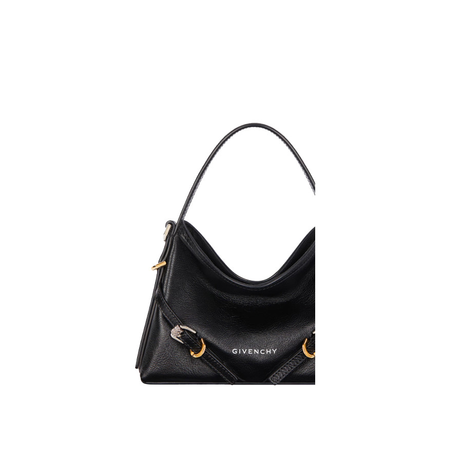 Visuel 2 : Collection Givenchy Bordeaux | Sac Nano Voyou en cuir noir | Sacs de Luxe Parenthese Bordeaux