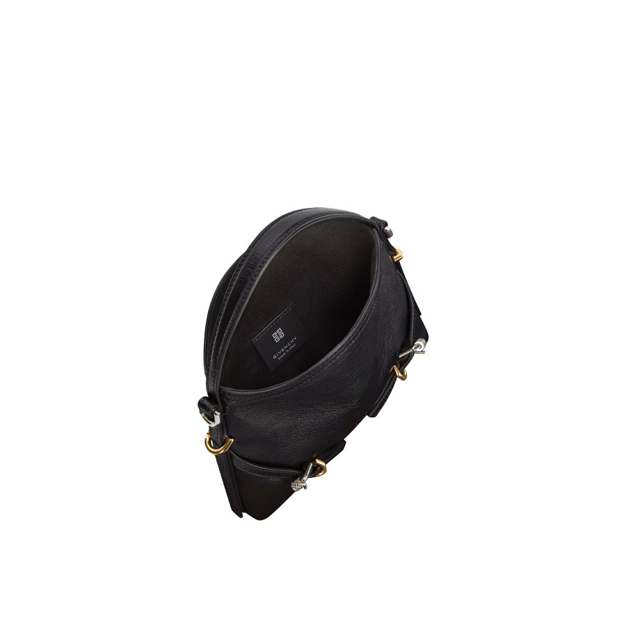 Visuel 3 : Collection Givenchy Bordeaux | Sac Nano Voyou en cuir noir | Sacs de Luxe Parenthese Bordeaux